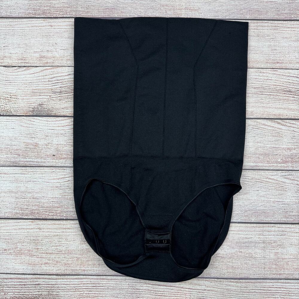 Red Hot by Spanx High Waist Flat Out Flawless Black Brief size XL